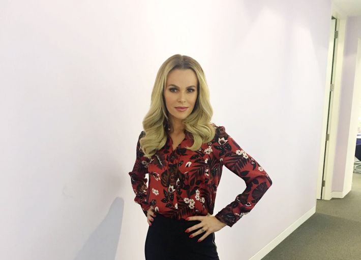 Zara red shirt for second live QVC show!